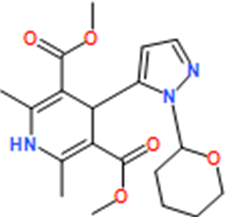 Dimethyl 2,6-dimethyl-4-(1-(tetrahydro-2H-pyran-2-yl)-1H-pyrazol-5-yl)-1,4-dihydropyridine-3,5-dicarboxylate